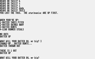 IPCO Baseball atari screenshot